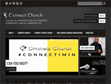 Tablet Screenshot of connectchurchatl.org